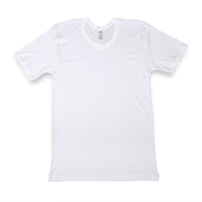 LUX PREMIUM MENS'S VESTS 100% COTTON T- SHIRT WHITE PACK OF 3 PCS