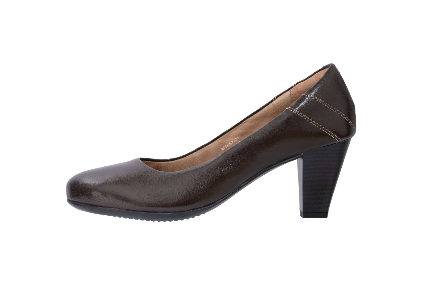 Ecoflex ® Crew Shoes Conker Brown -HIGH HEEL