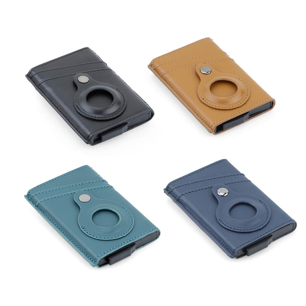 PU Card Holder with Santhome Tag pocket - TROMSI - Santhome - Navy Blue