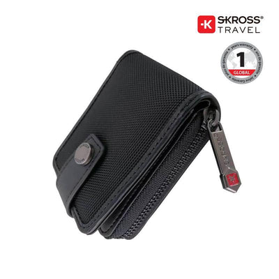 Card & Coin Executive Wallet SKROSS Travel - Secure