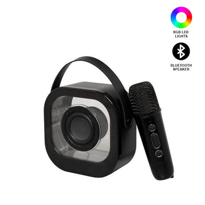 Portable Karaoke Speaker Set with Wireless Microphone-TERAMO
