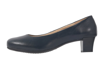 Ecoflex ® Crew Shoes. MIDNIGHT BLU COURT MID HEEL- 14406-01