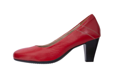 Ecoflex ® Crew Shoes. Lipstick RED COURT HIGH HEEL- 1657-01