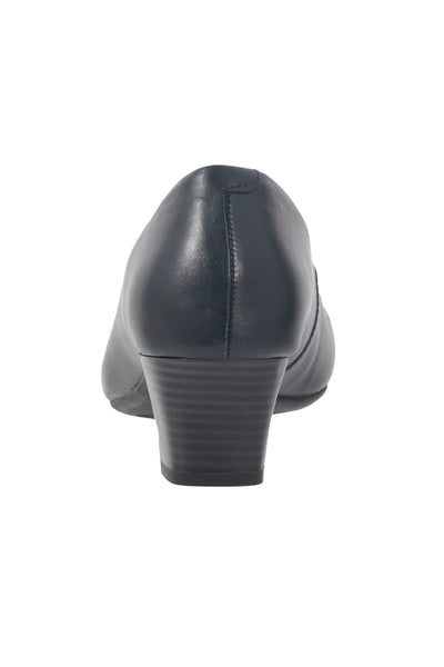 Ecoflex ® Crew Shoes. MIDNIGHT BLU COURT MID HEEL- 14406-01