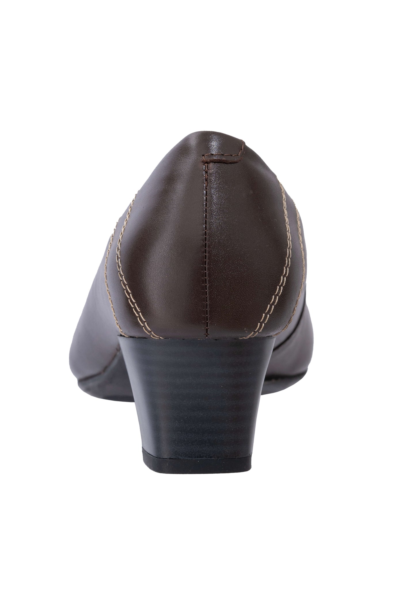 Ecoflex ® Crew Shoes Conker Brown -MID HEEL