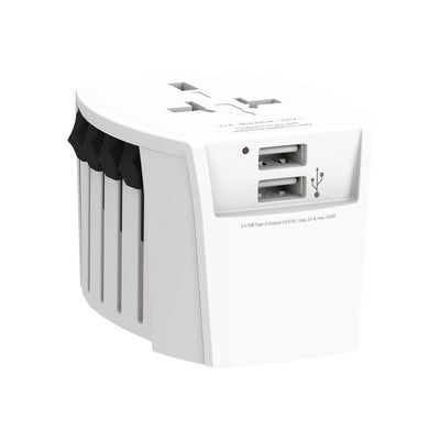 World Travel Adapter MUV USB 2A-SKROSS
