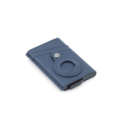PU Card Holder with Santhome Tag pocket - TROMSI - Santhome - Navy Blue