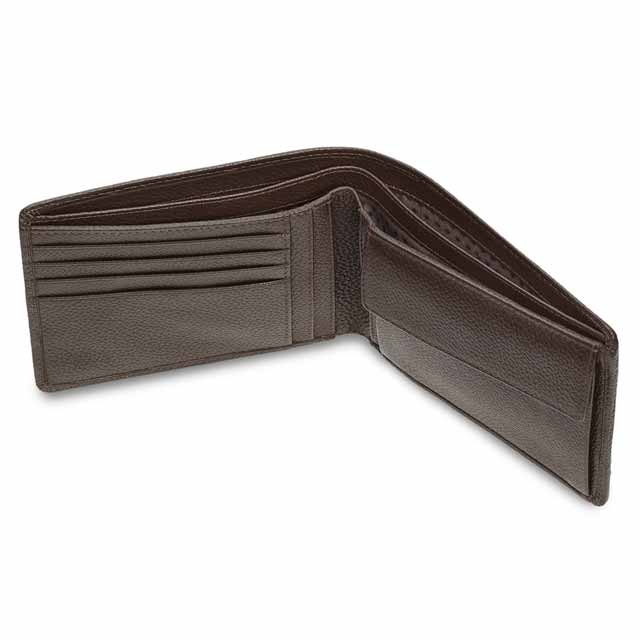 Genuine Leather Wallet - Moleskine Classic Match - Brown