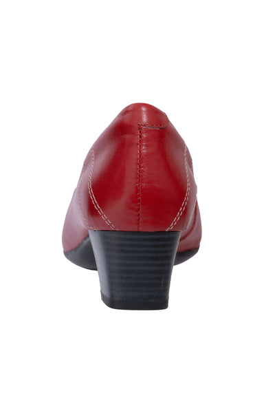 Ecoflex ®Crew Shoes. Lipstick RED COURT MID HEEL- 14406-01