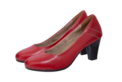 Ecoflex ® Crew Shoes. Lipstick RED COURT HIGH HEEL- 1657-01