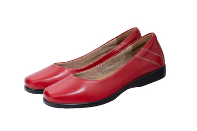 Ecoflex ® Crew  Shoes. Lipstick RED CABIN-Flat Heels - 14209-01