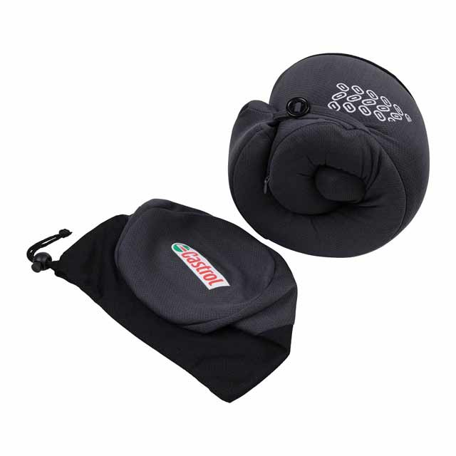 SANTHOME Travel Set (Pillow and Eyemask in Pouch)-ZABARI