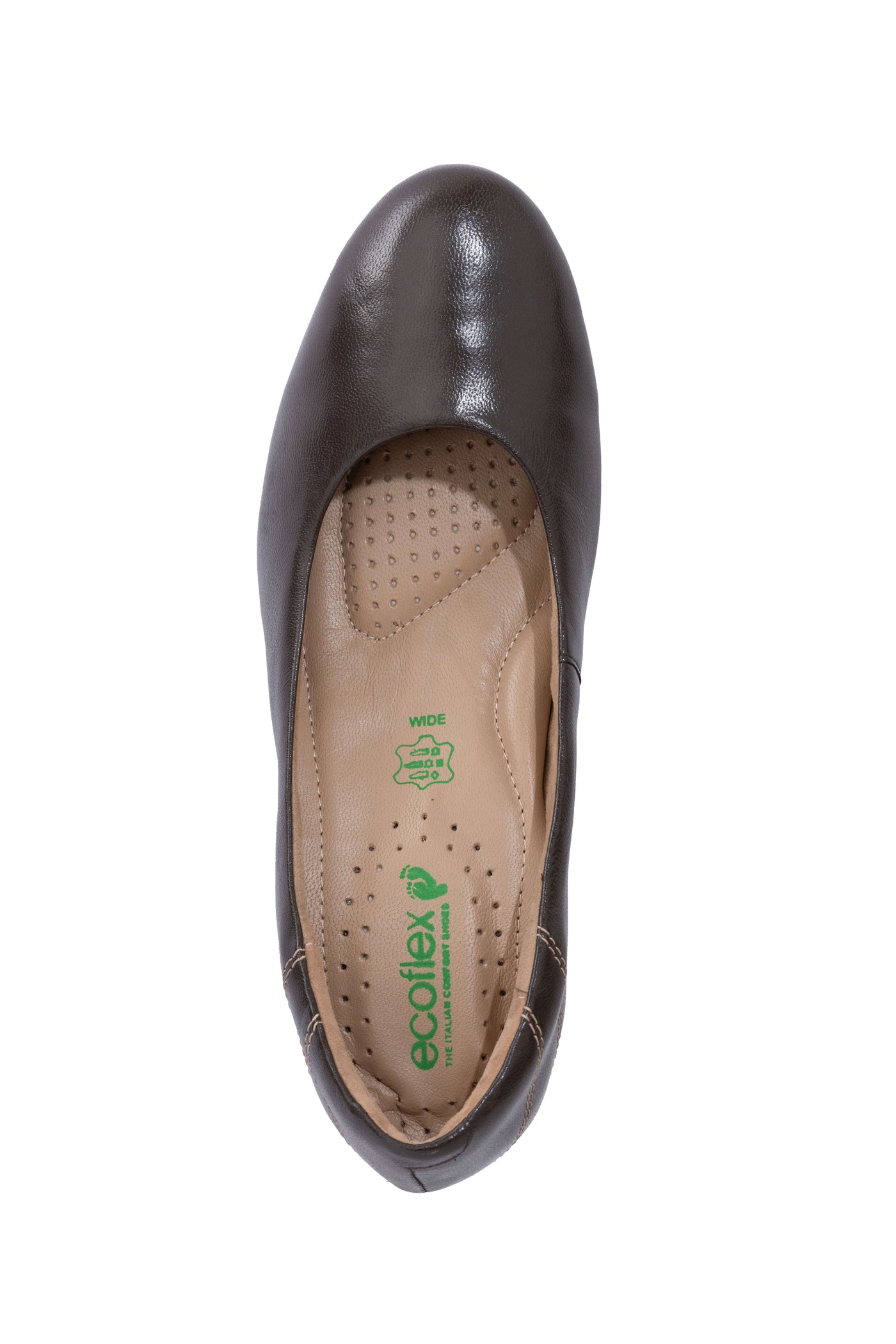 Ecoflex ® Crew Shoes Conker Brown -HIGH HEEL