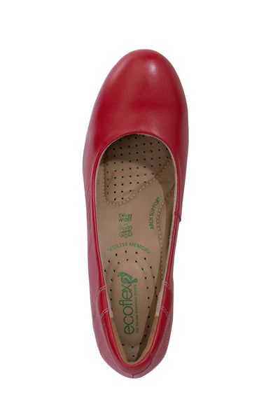 Ecoflex ® Crew Shoes. Lipstick RED COURT HIGH HEEL- 1657-01