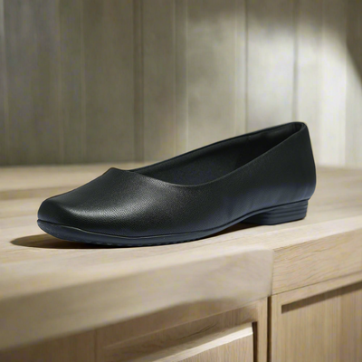 Piccadilly-Crew-Shoes-Black-Flats (1.5 cms)