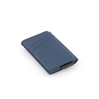 PU Card Holder with Santhome Tag pocket - TROMSI - Santhome - Navy Blue