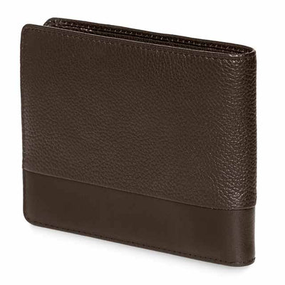 Genuine Leather Wallet - Moleskine Classic Match - Brown