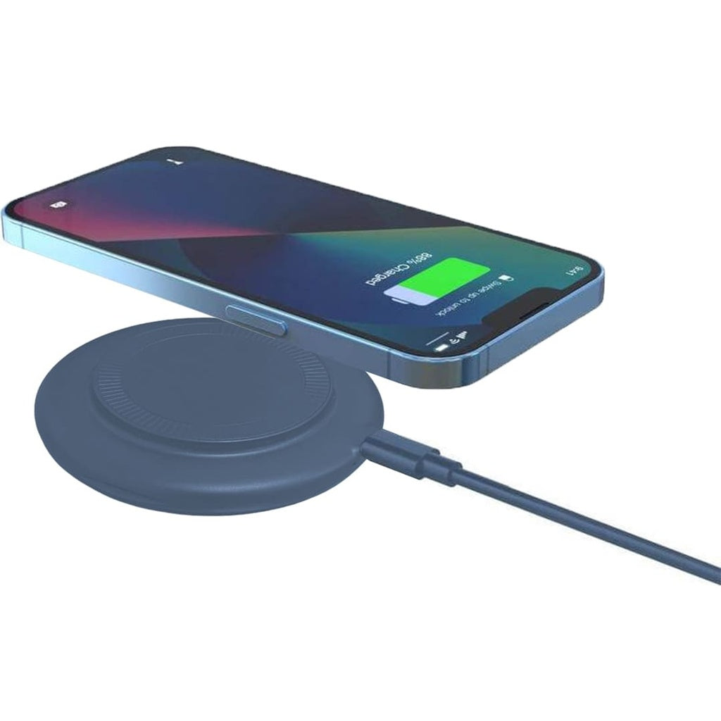 Wireless Charger Multicable Set Recycled 15W Magnetic -Recycled 15W Magnetic OSLO Mag - @memorii  -Blue