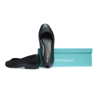 Piccadilly-Crew-Shoes-Black-Flats (1.5 cms)