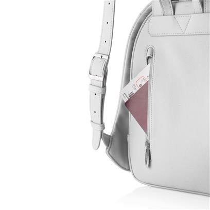 Anti-Theft Backpack - BOBBY ELLE - Light Grey