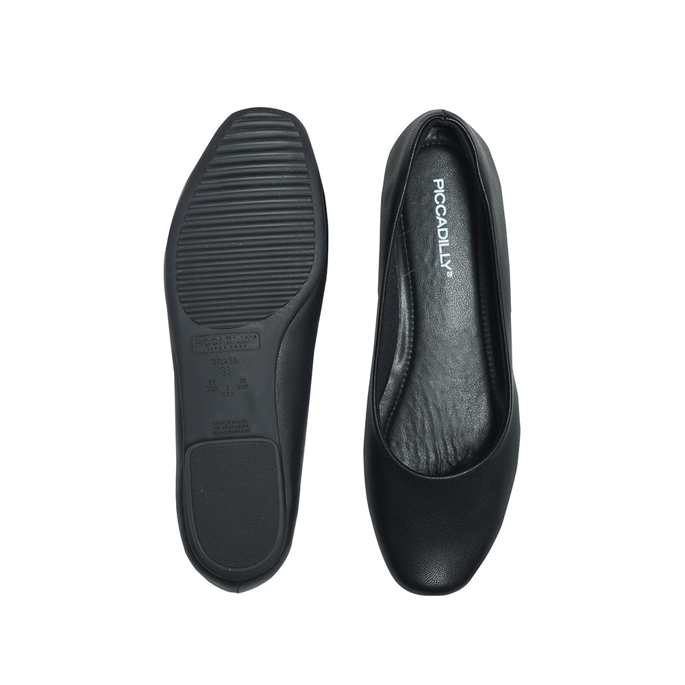 Piccadilly-Crew-Shoes-Black-Flats (1.5 cms)