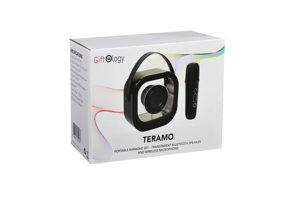Portable Karaoke Speaker Set with Wireless Microphone-TERAMO