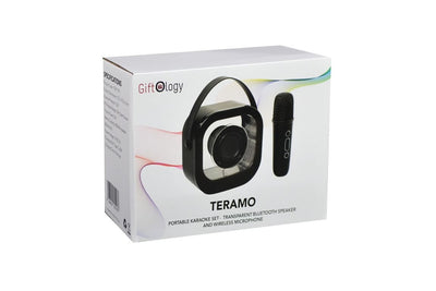 Portable Karaoke Speaker Set with Wireless Microphone-TERAMO