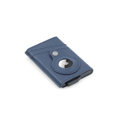 PU Card Holder with Santhome Tag pocket - TROMSI - Santhome - Navy Blue