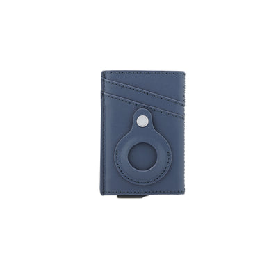 PU Card Holder with Santhome Tag pocket - TROMSI - Santhome - Navy Blue