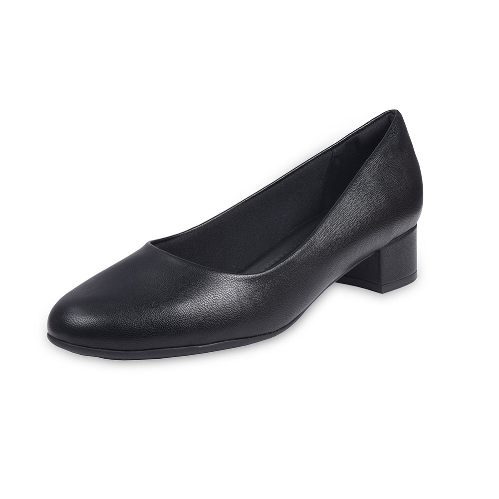 Piccadilly Crew Shoes Black Small Heel (3 cms)