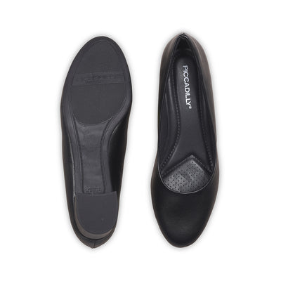 Piccadilly Crew Shoes Black Small Heel (3 cms)