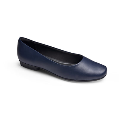 Crew-Shoes-Navy Blue-Flats , CREW SHOES, FLY DUBAI CABIN CREW SHOES