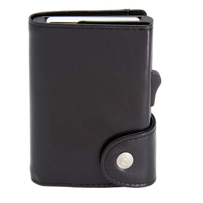 RFID Wallet Classic Italian Leather  MARALIK - c-secure - Black