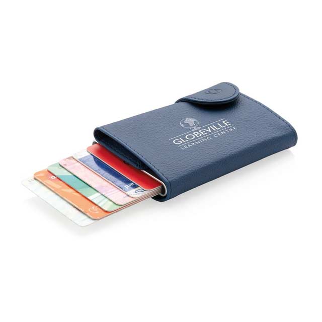 RFID Card Holder & Wallet  OTACI - c-secure PU  - Navy Blue