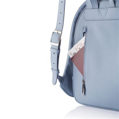 Anti-Theft Backpack - BOBBY ELLE - Light Blue