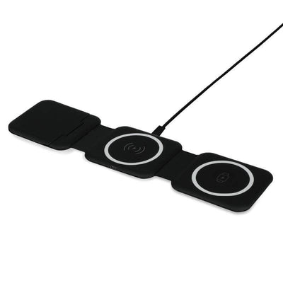 Wireless Charger with Multi Cable Set - Black BOLERO - @memorii 2 in 1