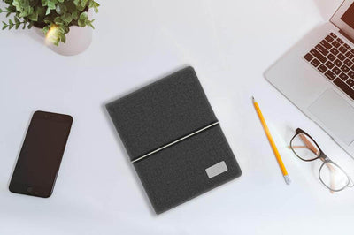 Powerbank  AIGIO - Giftology A5 Notebook Organiser With 10000mAh - Grey