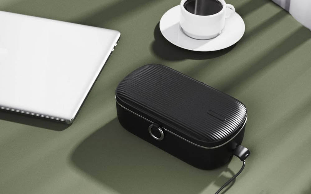 Electric lunch box black, cabin crew