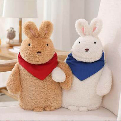 Plush Toy RABBIT Hot Water Bottle Bag - Beige