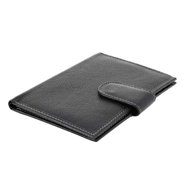 Passport Cover with Credit / ID card case SANTHOME Genuine Leather  - No Box