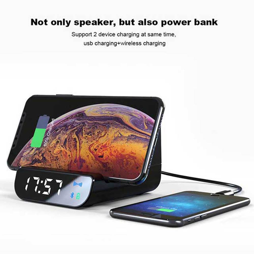 Wireless Powerbank, Speaker & Alarm Clock  SOMOTO - @memorii