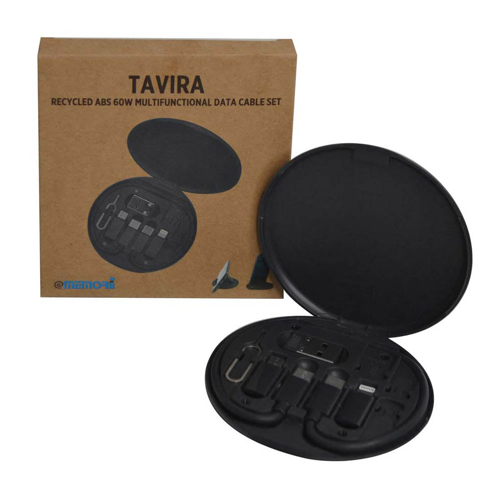 Multi-Cable Set  TAVIRA - @memorii Recycled  - Black