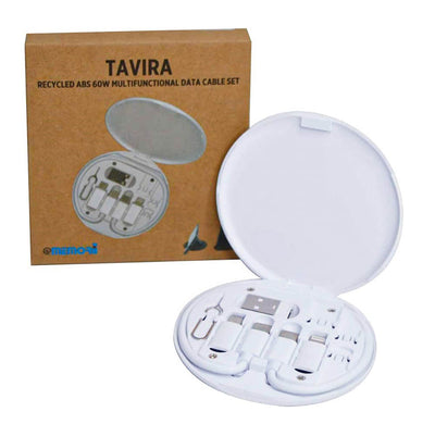 Multi-Cable Set  TAVIRA - @memorii Recycled - White